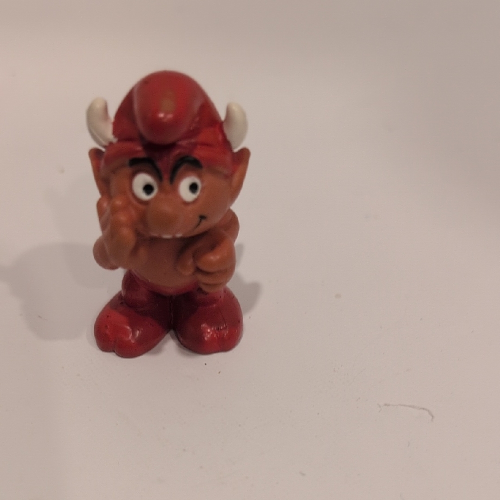 Vintage 84 West Germany Red Devil Smurf